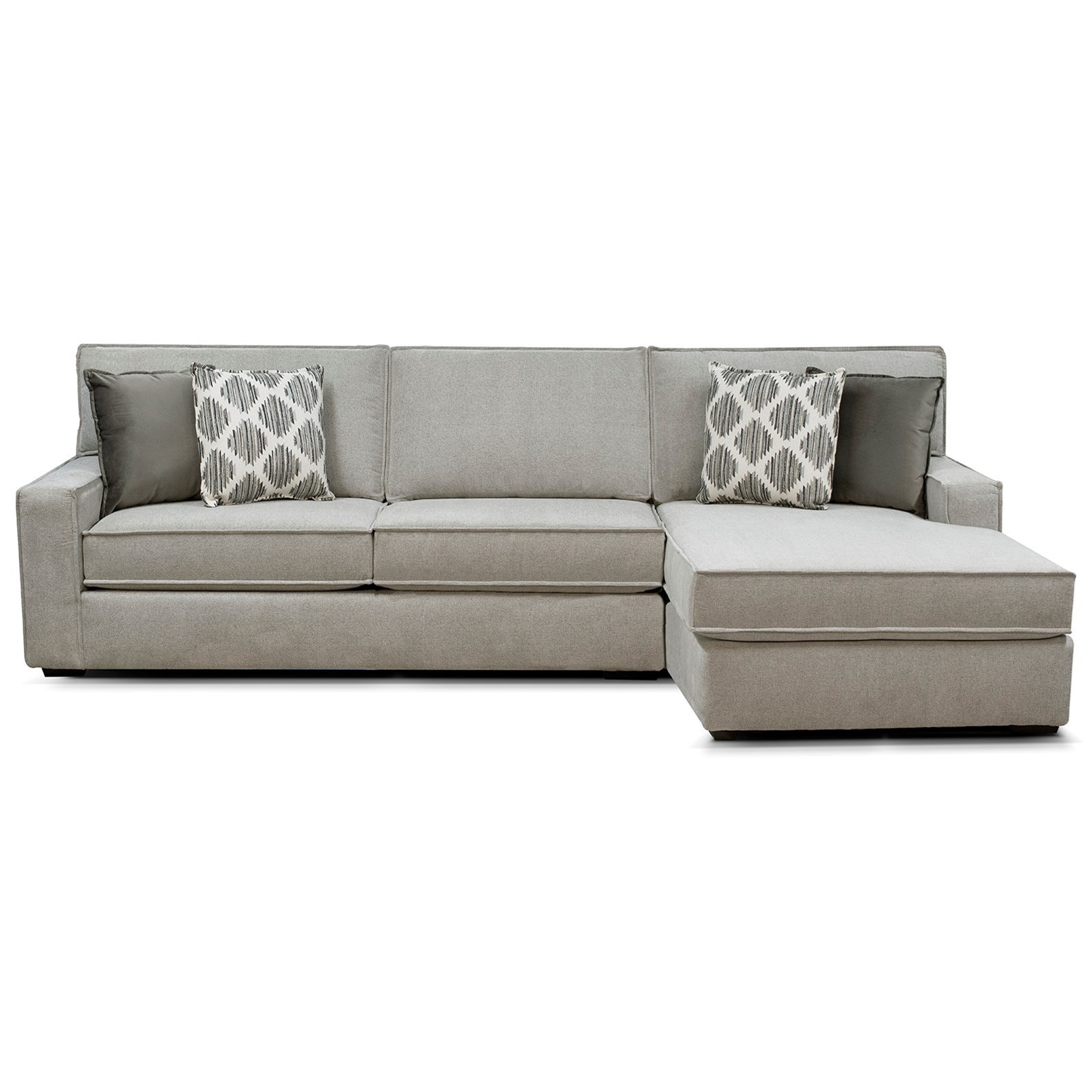 England Lyndon Contemporary Sectional with Chaise Westrich Furniture